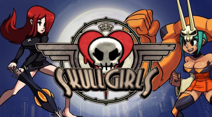 Le logo du jeu Skullgirls pour la mise à jour GGPO Test Branch en bêta