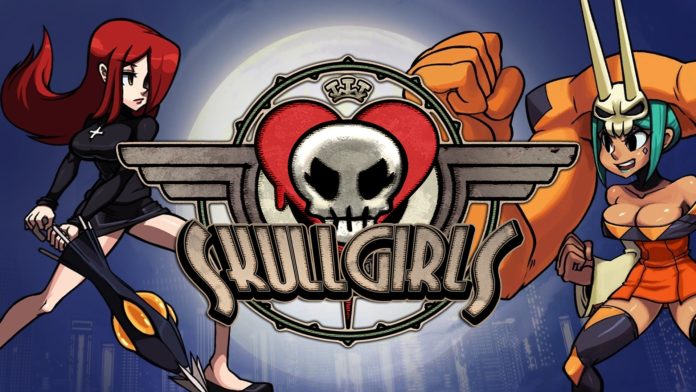 Le logo du jeu Skullgirls pour la mise à jour GGPO Test Branch en bêta