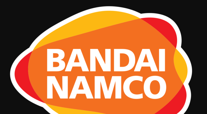 Le logo de Bandai Namco Entertainment sur fond noir