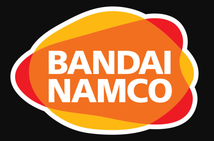 Le logo de Bandai Namco Entertainment sur fond noir