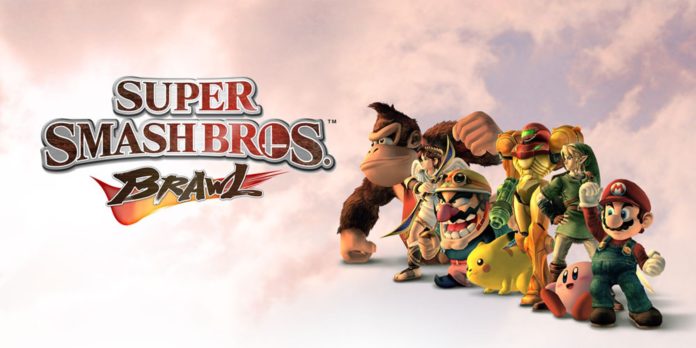 Le logo du jeu Super Smash Bros. Brawl sur Nintendo Wii