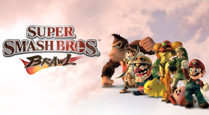 Le logo du jeu Super Smash Bros. Brawl sur Nintendo Wii