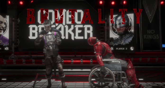 joker brutality secrète mortal kombat 11 : aftermath