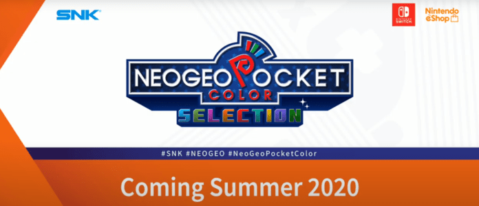 Le logo de la neo geo pocket selection pour Nintendo Switch