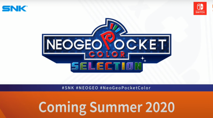 Le logo de la neo geo pocket selection pour Nintendo Switch