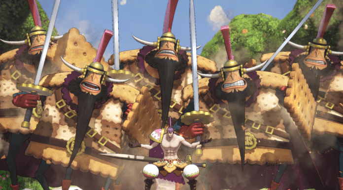 Le personnage Charlotte Cracker de One Piece: Pirate Warriors 4