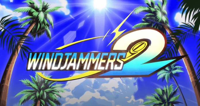 Le logo de Windjammers 2 à l'occasion de la démo sur Steam