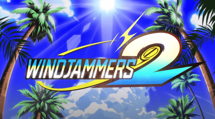 Le logo de Windjammers 2 à l'occasion de la démo sur Steam