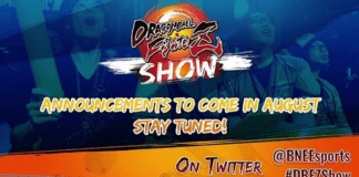 L'affiche annonçant le Dragon Ball FighterZ Show au mois d'août 2020