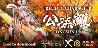 Le personnage DLC en provenance d'Honor of Kings Gongsun LI dans Samurai Shodown à l'occasion de la mise à jour 2.00