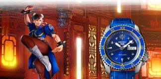 Montre Street Fighter par la société d'horlogerie haut-de-gamme japonaise Seiko