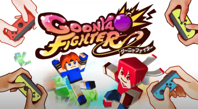Le logo du jeu Goonya Fighters