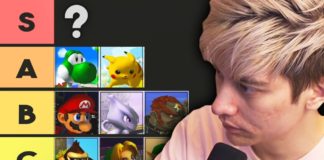 tier list de Leffen sur Super Smash Bros. Melee