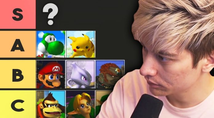 tier list de Leffen sur Super Smash Bros. Melee