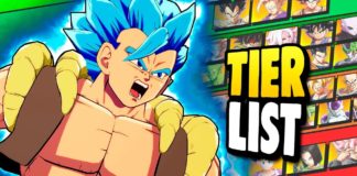 Dragon Ball FighterZ tier list de la version 3.5 par Globku