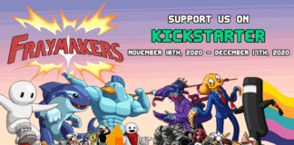 Le logo du jeu Fraymakers pour sa campagne de crowdfunding Kickstarter