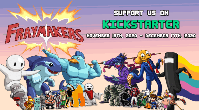 Le logo du jeu Fraymakers pour sa campagne de crowdfunding Kickstarter