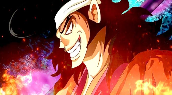 Le visage du personnage en DLC Kozuki Oden de One Piece: Pirate Warriors 4