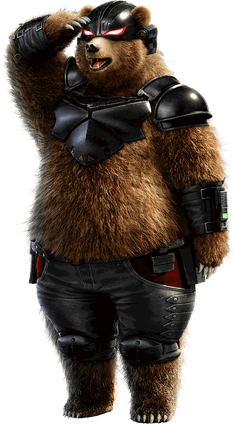 Le personnage de tekken Kuma