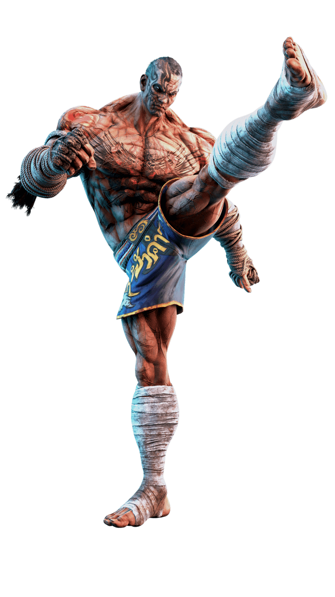 Le personnage de Tekken 7 Fahkumram