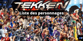 La liste de tous les personnages de la série Tekken