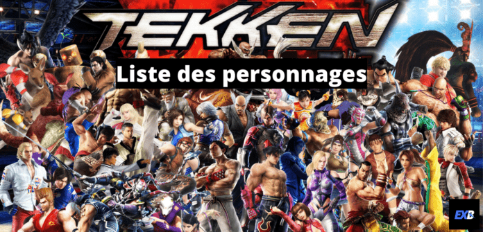 La liste de tous les personnages de la série Tekken