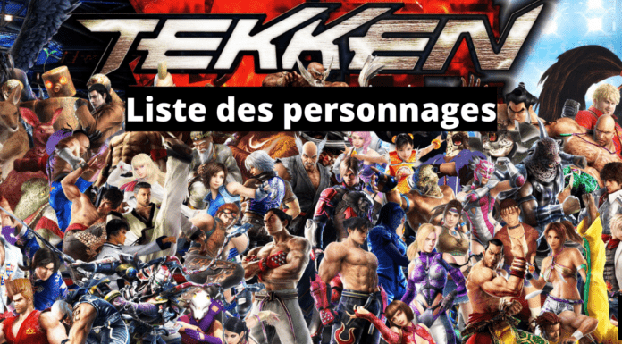La liste de tous les personnages de la série Tekken