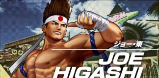 Le personnage de The King of Fighters XV Joe Higashi portant un bandeau blanc avec un point rouge