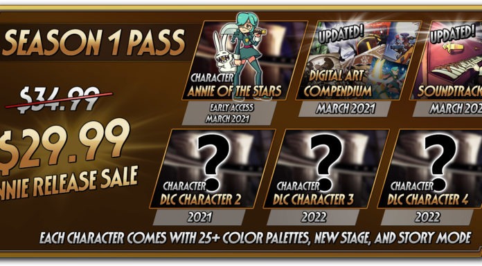 Skullgirls 2nd Encore premier Season Pass