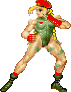Le personnage de Street Fighter 2 Cammy White