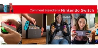 des personnages qui jouent à la Nintendo Switch