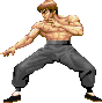 Le personnage de Super Street Fighter II Fei-Long