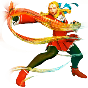 Le personnage de Street Fighter Alpha 3 Karin Kanzuki