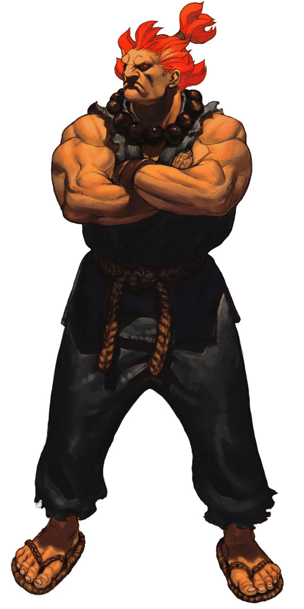 Le personnage de Super Street Fighter II Akuma