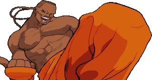 Le personnage de Super Street Fighter II Dee Jay