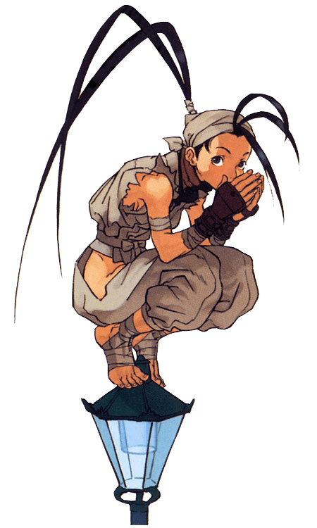 Le personnage de Street Fighter III Ibuki