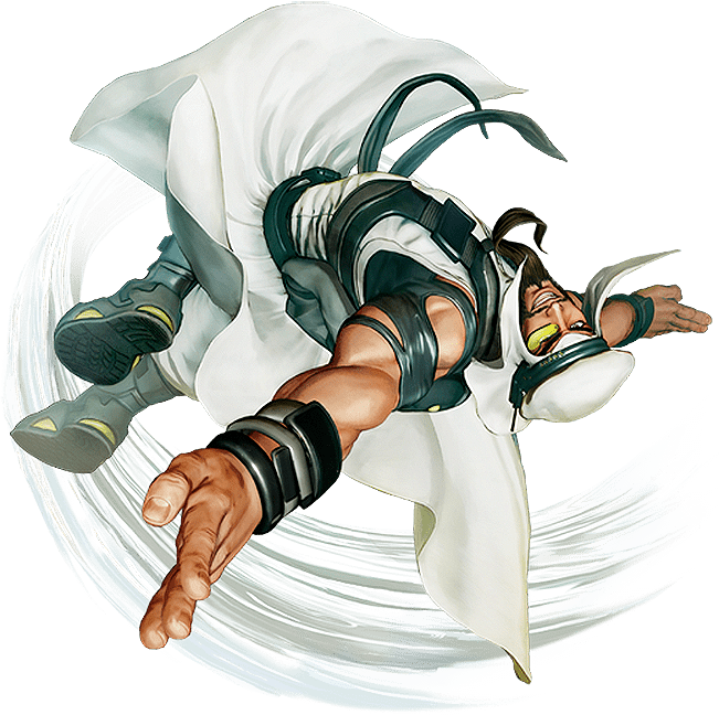 Le personnage de Street Fighter V Rashid