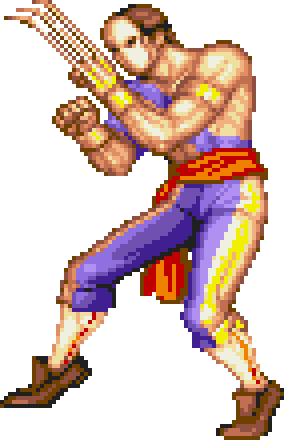 Le personnage de Street Fighter Vega
