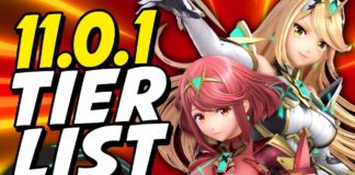 tier list 11.0.1 Hungrybox avec Pyra & Mythra Super Smash Bros. Ultimate