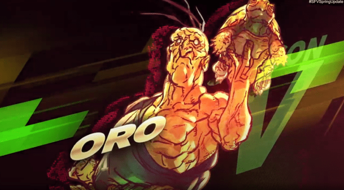 Le personnage de Street Fighter V Oro