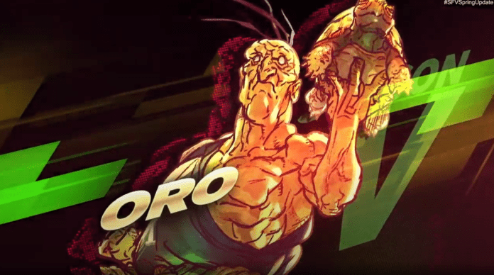 Le personnage de Street Fighter V Oro