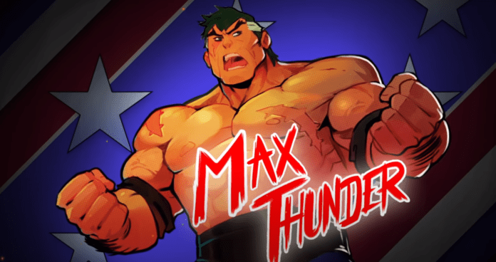 Le personnage en DLC de Streets of Rage 4 Max Thunder
