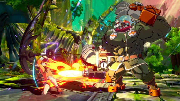 Potemkin frappant May qui bloque sur Guilty Gear Strive (GGST)
