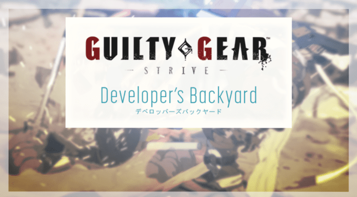 L'affiche du 6ème épisode du Developer's Backyard de Guilty Gear Strive