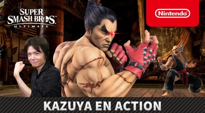 présentation kazuya dlc super smash bros ultimate