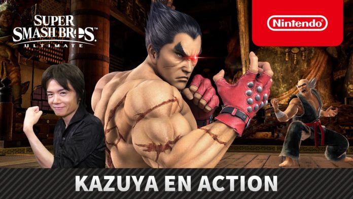 présentation kazuya dlc super smash bros ultimate