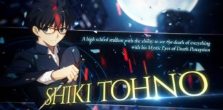 Shiki Tohno gameplay bande-annonce Melty Blood : Type Lumina