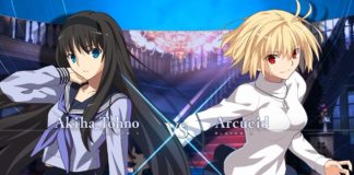 Melty Blood : Type Lumina match entre Akiha Tohno et Arcueid