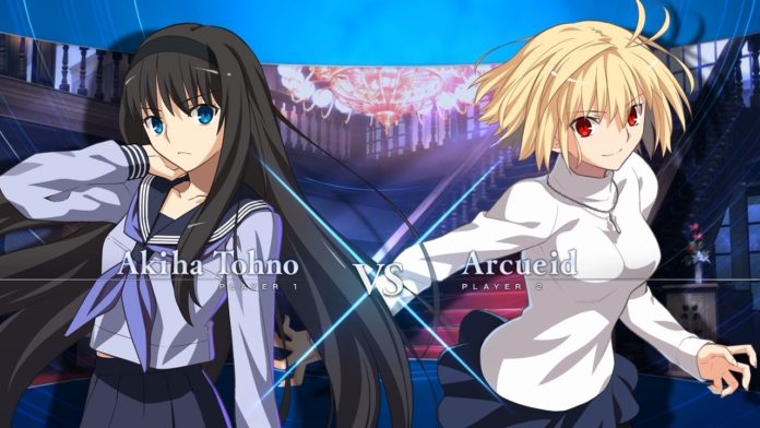 Melty Blood : Type Lumina match entre Akiha Tohno et Arcueid