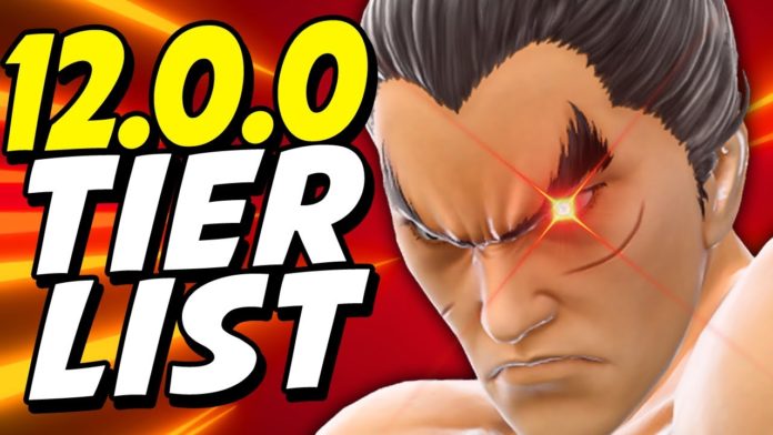 Tier List Super Smash Bros Ultimate par Hungrybox pour la version 12.0